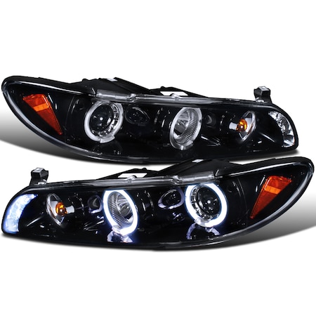 Spec-D Tuning 97-03 Pontiac Grand Prix 1 Piece Projector Headlight 2LCLHP-GPX97G-TM